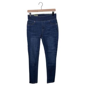 NEW Lincoln Outfitters Tummyless Pull On Jeans Women's Size 4 Dark Wash Denim